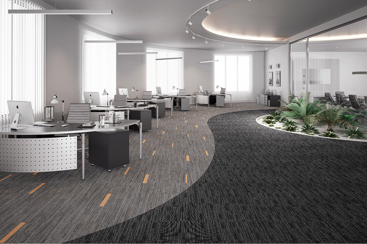 Carpete em Placa Belgotex Entrada