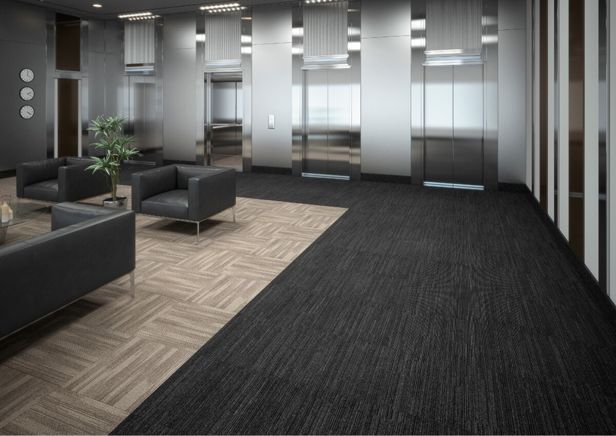 Carpete em Placa Belgotex Entrada