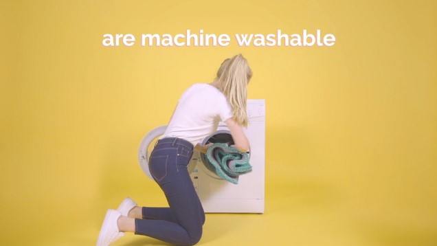 Tapete Touch Me lavável em máquina