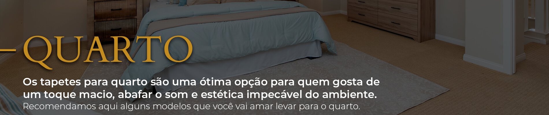 Tapetes para quarto são uma ótima opção para quem gosta de um toque macio.